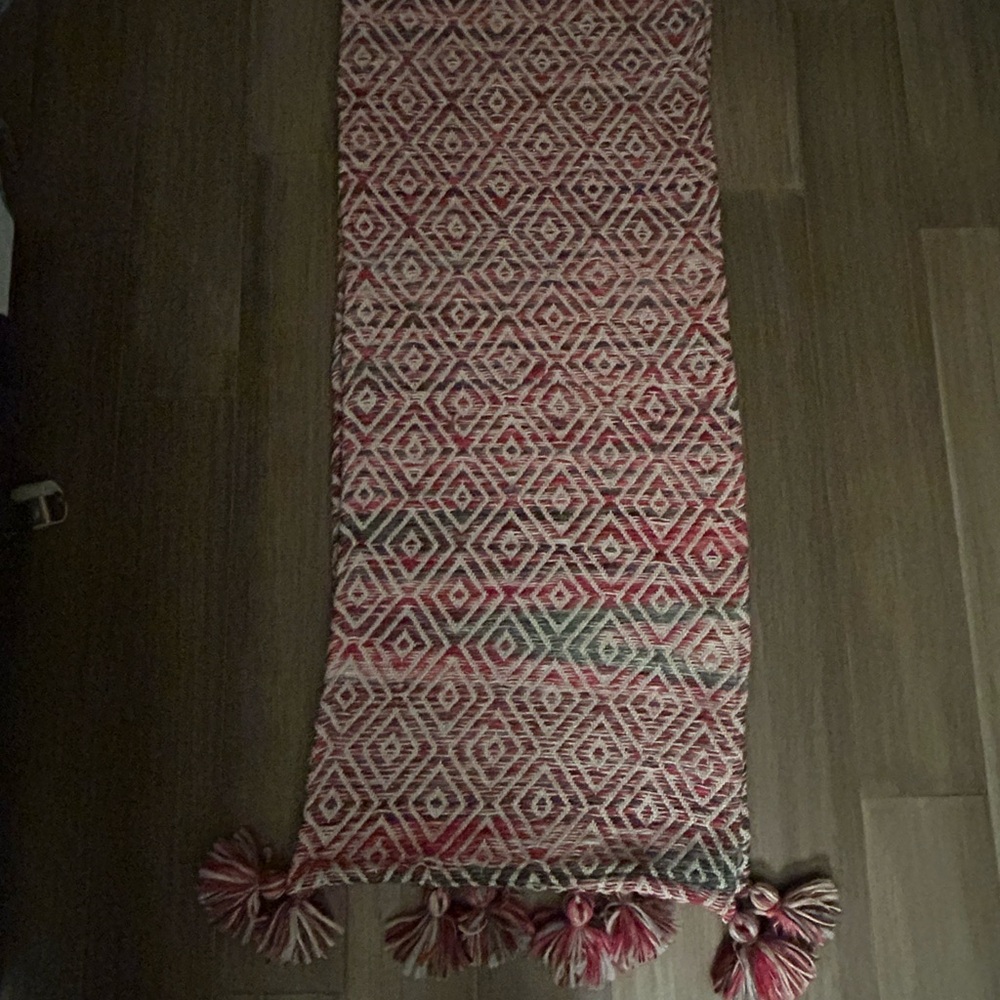 Geometric Patterned Holiday Table Runner